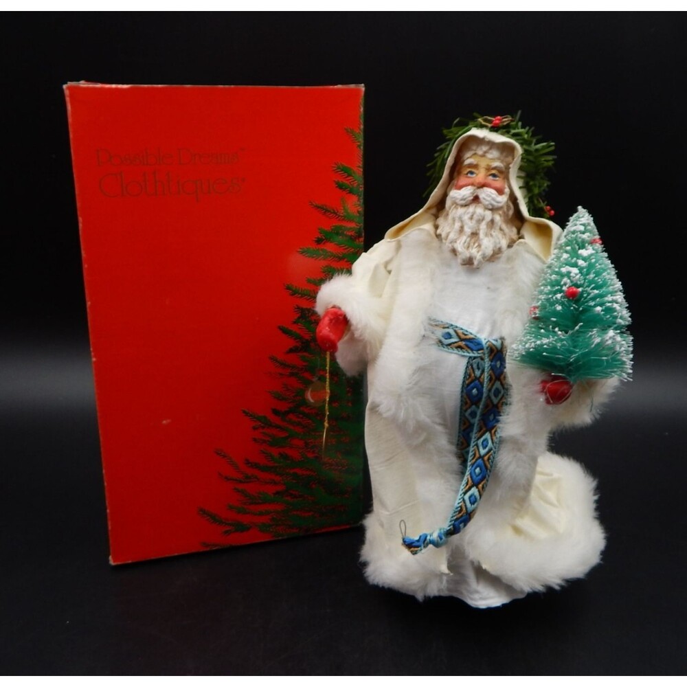 Clothtique by Possible Dreams #713077 Siberia Santa 10.5 Inch Figure 1990